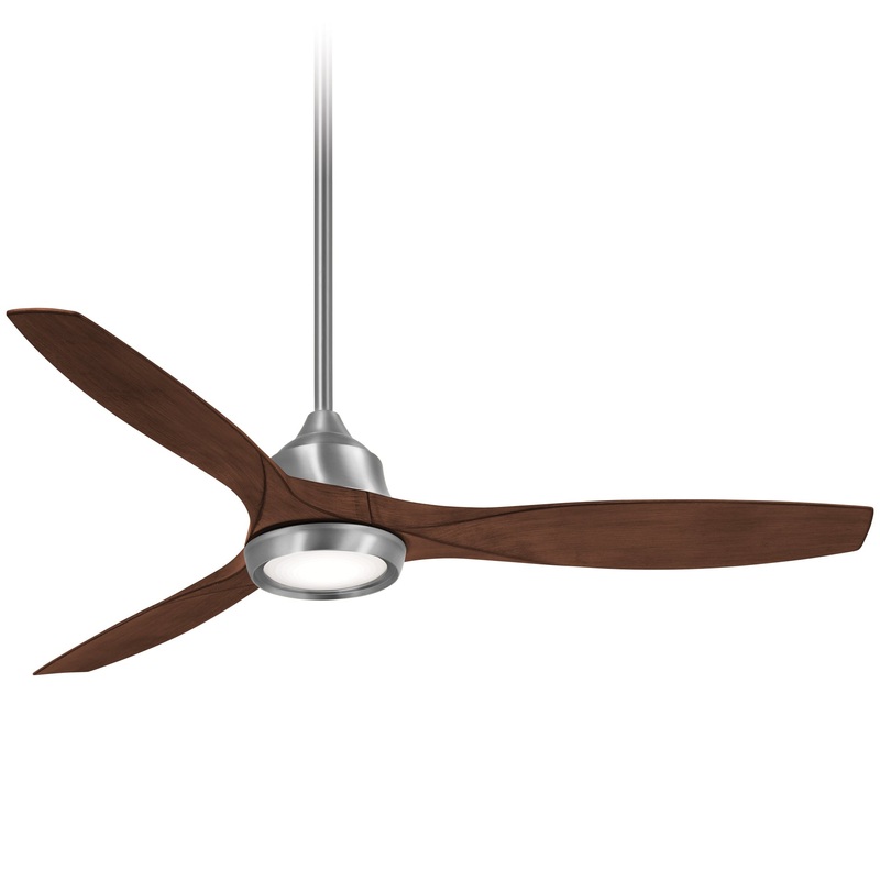 Minka-Aire F749L-BN Skyhawk 60" Ceiling Fan, Brushed Nickel