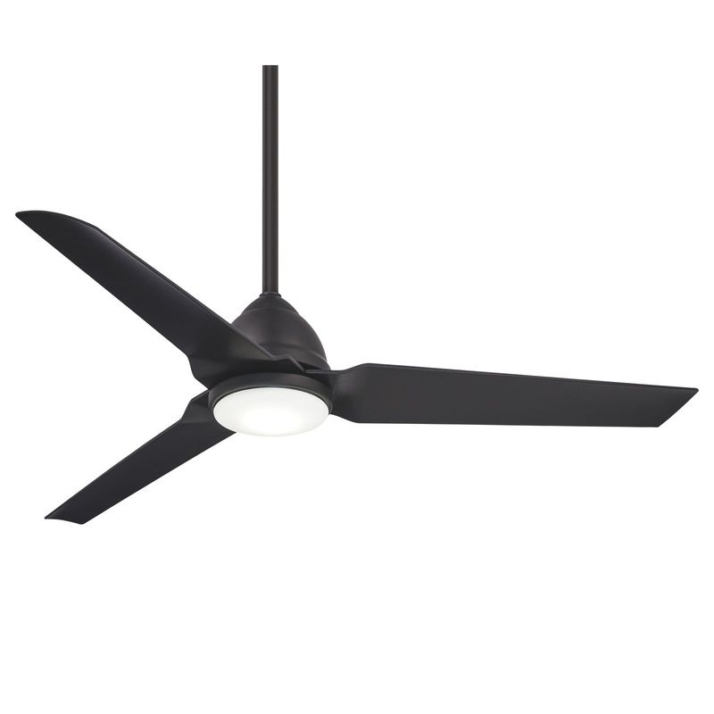 Minka-Aire F753L-CL Java LED 54" Ceiling Fan, Coal