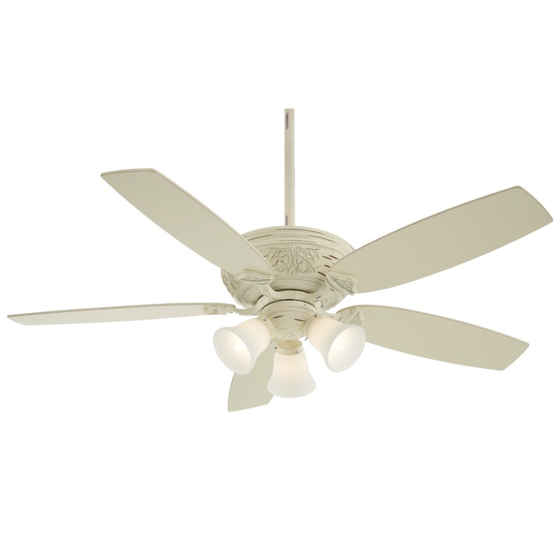 Minka-Aire F759L-PBL Classica 54" Ceiling Fan, Provencal Blanc