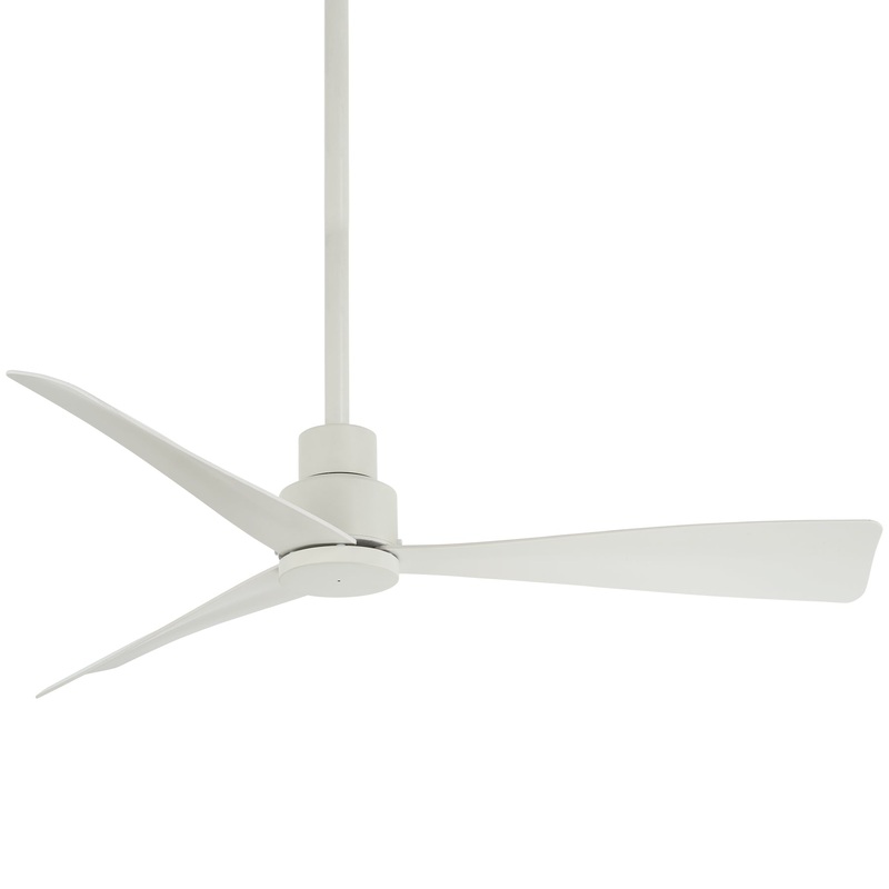 Minka-Aire F786-WHF Simple 44" Ceiling Fan, Flat White