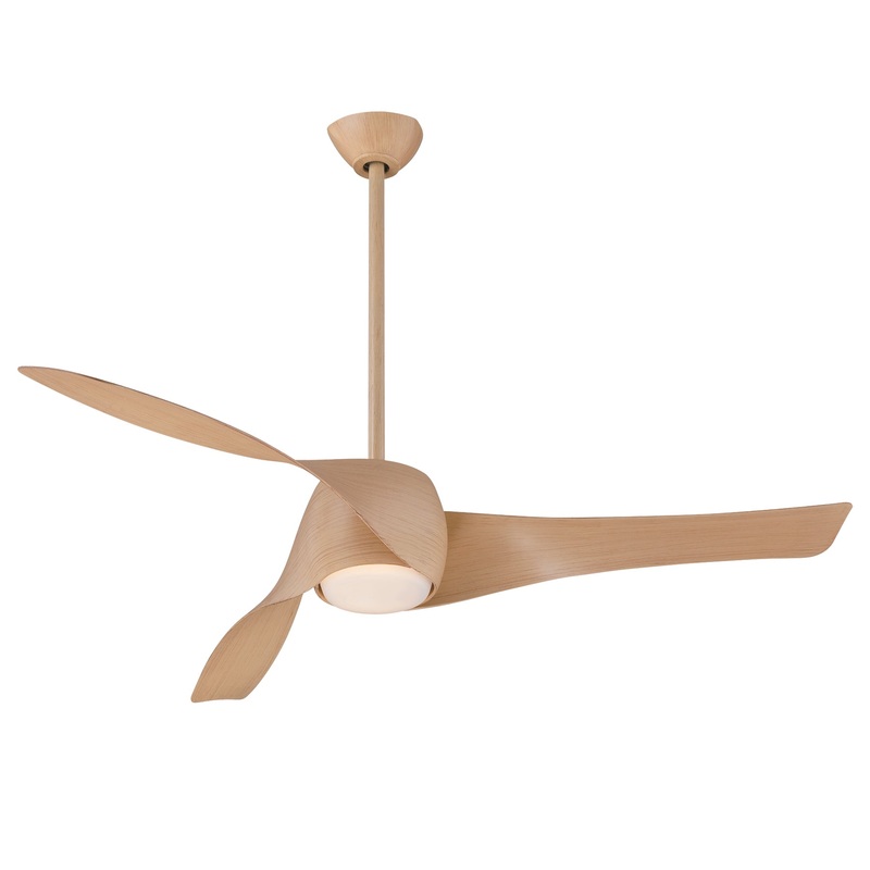Minka-Aire F803DL-MP Artemis LED 58" Ceiling Fan, Maple