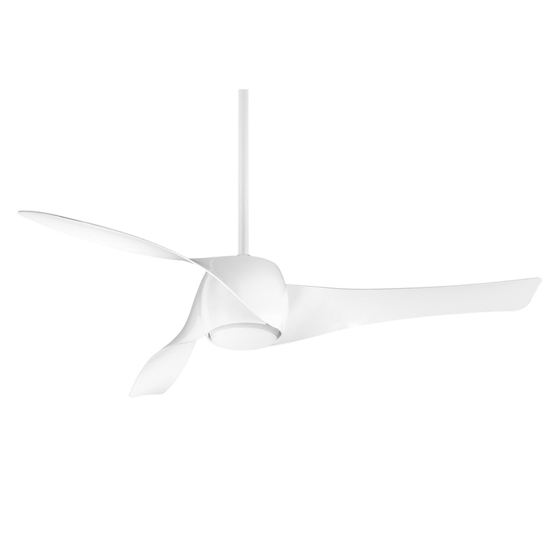Minka-Aire F803DL-WH Artemis LED 58" Ceiling Fan, White