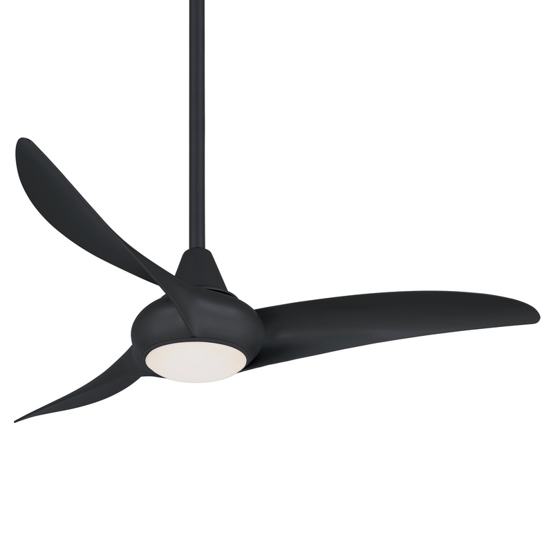 Minka-Aire F845-CL Light Wave 44" Ceiling Fan, Coal