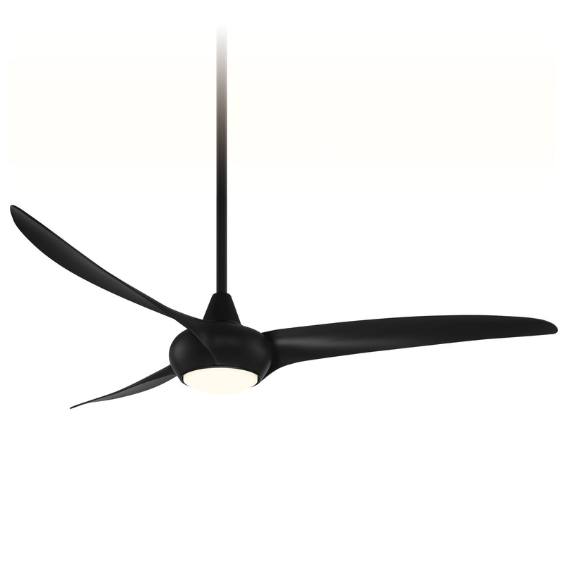 Minka-Aire F848-CL Light Wave 65" Ceiling Fan, Coal