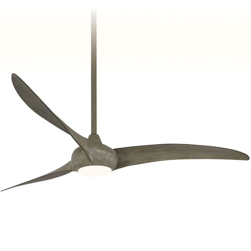 Minka-Aire F848-DRF Light Wave 65" Ceiling Fan, Driftwood