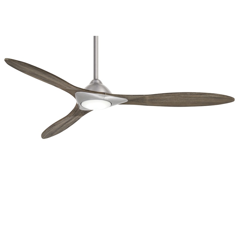 Minka-Aire F868L-BN Sleek 60" Ceiling Fan, Brushed Nickel