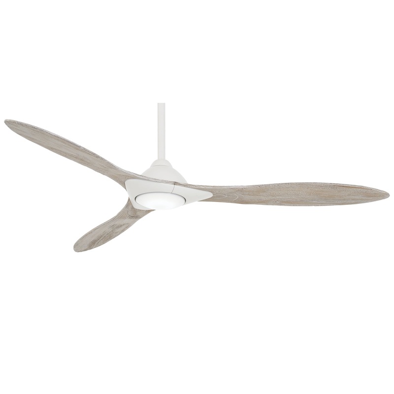 Minka-Aire F868L-WHF Sleek 60" Ceiling Fan, Flat White