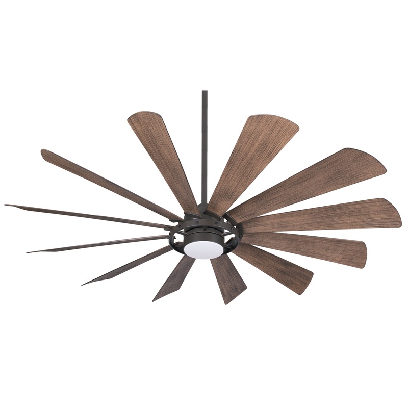 Minka-Aire F870L-ORB Windmolen 65" Ceiling Fan, Oil Rubbed Bronze