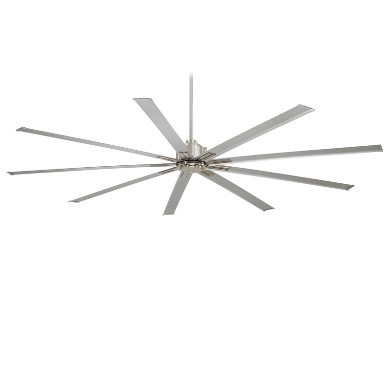 Minka-Aire F887-72-BN Xtreme 72" Ceiling Fan, Brushed Nickel