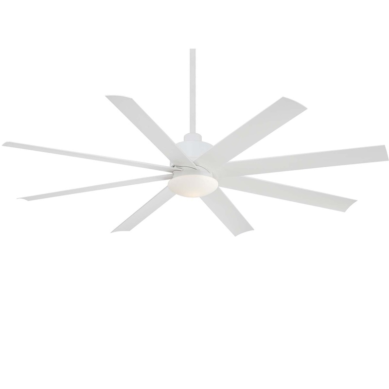 Minka-Aire F888L-WHF Slipstream LED 65" Ceiling Fan, Flat White