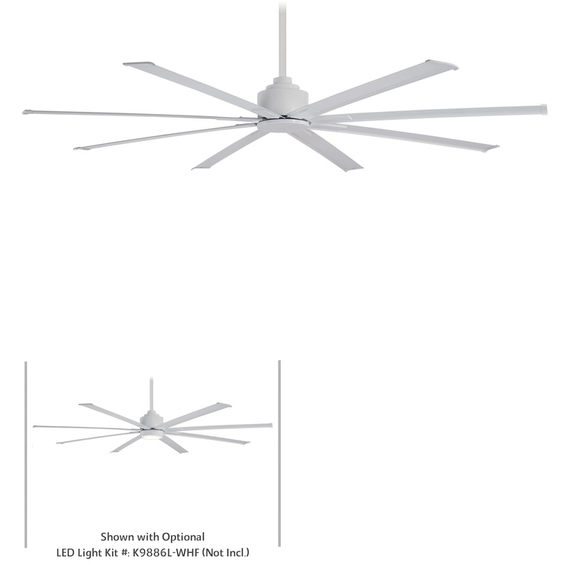 Minka-Aire F896-65-WHF Xtreme H2O 65" Ceiling Fan, Flat White