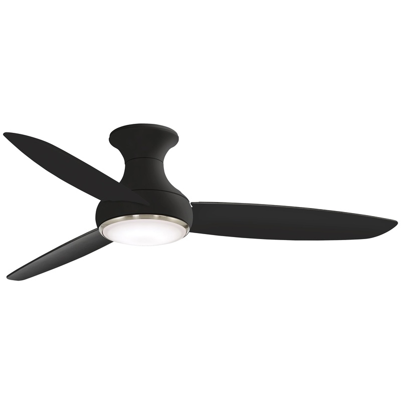 Minka-Aire F467L-CL Concept III LED 54" Ceiling Fan, Coal