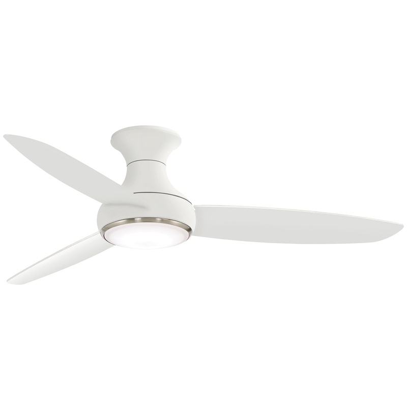 Minka-Aire F467L-WH Concept III LED 54" Ceiling Fan, White
