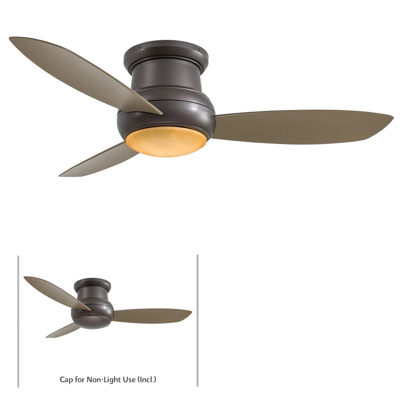 Minka-Aire F474L-ORB Concept II Wet LED 52" Ceiling Fan, Oil Rubbed Bronze