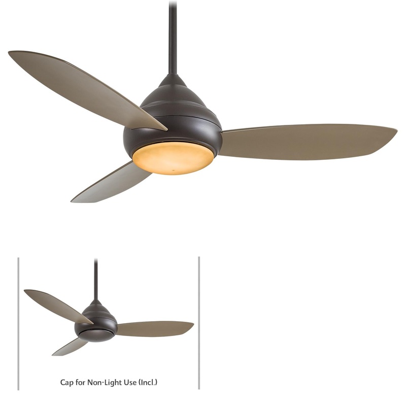 Minka-Aire F476L-ORB Concept L Wet LED 52" Ceiling Fan, Oil Rubbed Bronze