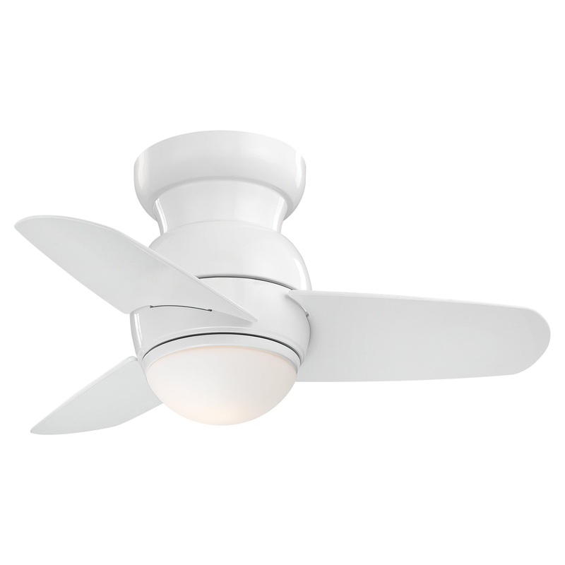 Minka-Aire F510L-WH Spacesaver LED 26" Ceiling Fan, White