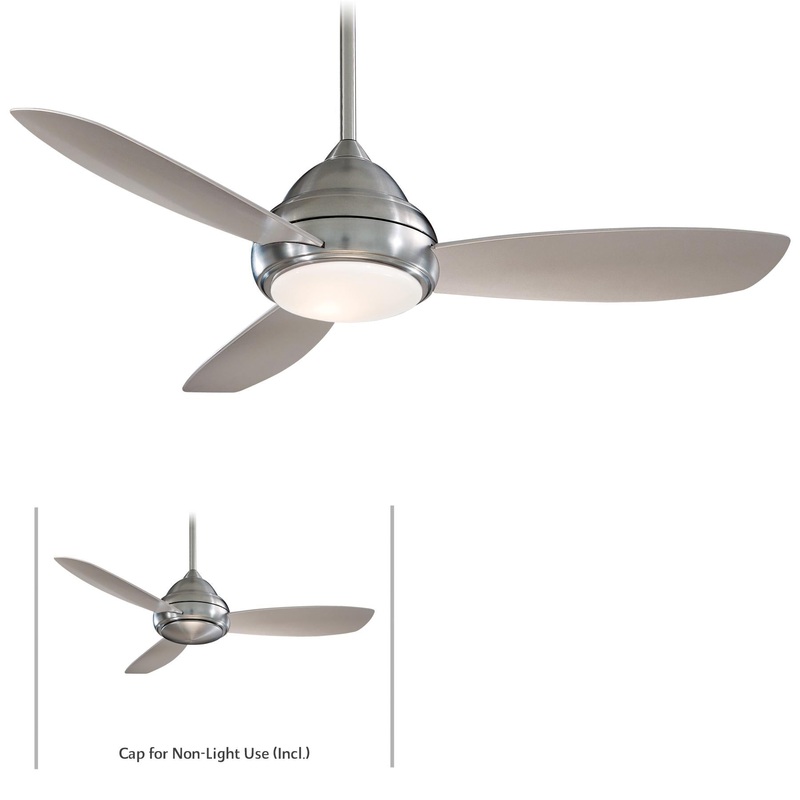 Minka-Aire F516L-BN Concept I LED 44" Ceiling Fan, Brushed Nickel