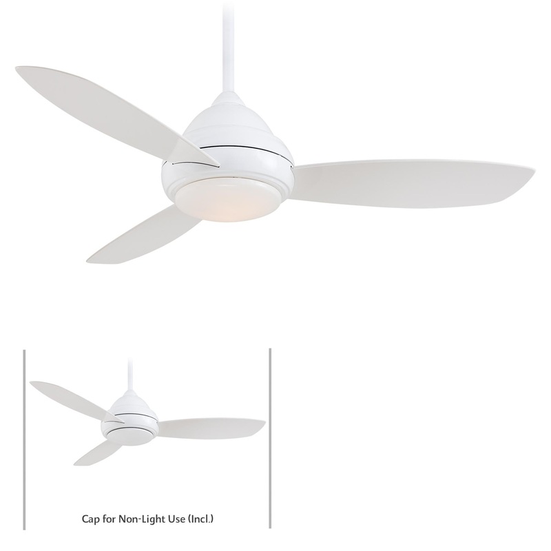 Minka-Aire F516L-WH Concept I LED 44" Ceiling Fan, White