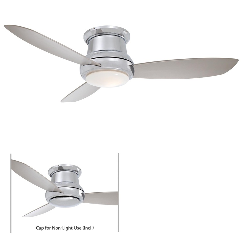 Minka-Aire F518L-PN Concept II LED 44" Ceiling Fan, Polished Nickel