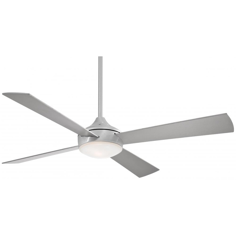Minka-Aire F521L-ABD Aluma LED 52" Ceiling Fan, Brushed Aluminum