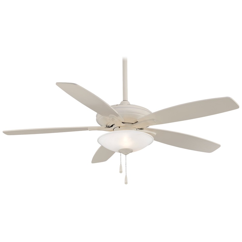 Minka-Aire F522L-BWH Mojo 52" Ceiling Fan, Bone White