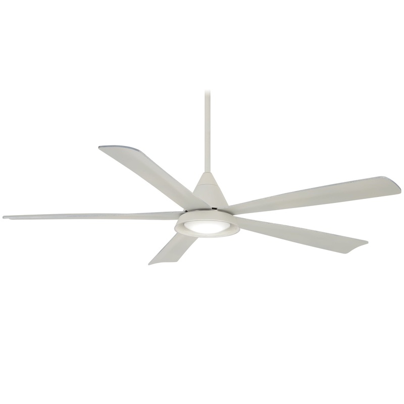 Minka-Aire F541L-WH Cone 54" Ceiling Fan, White (Discontinued)