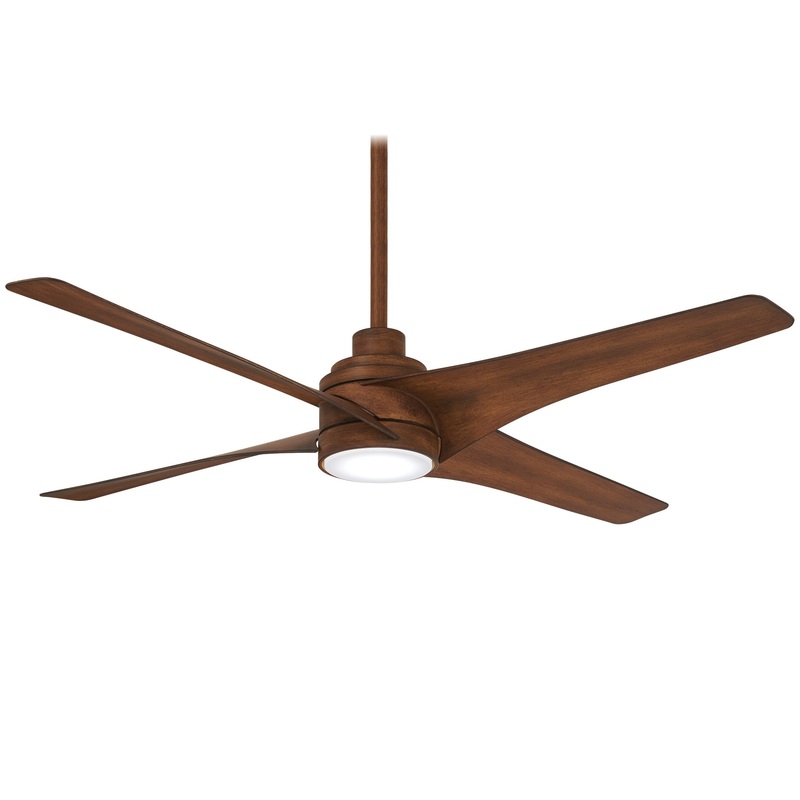 Minka-Aire F543L-DK Swept 56" Ceiling Fan, Distressed Koa