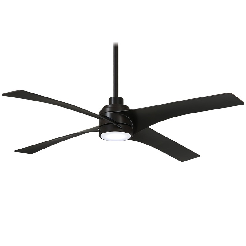 Minka-Aire F543L-KA Swept 56" Ceiling Fan, Kocoa