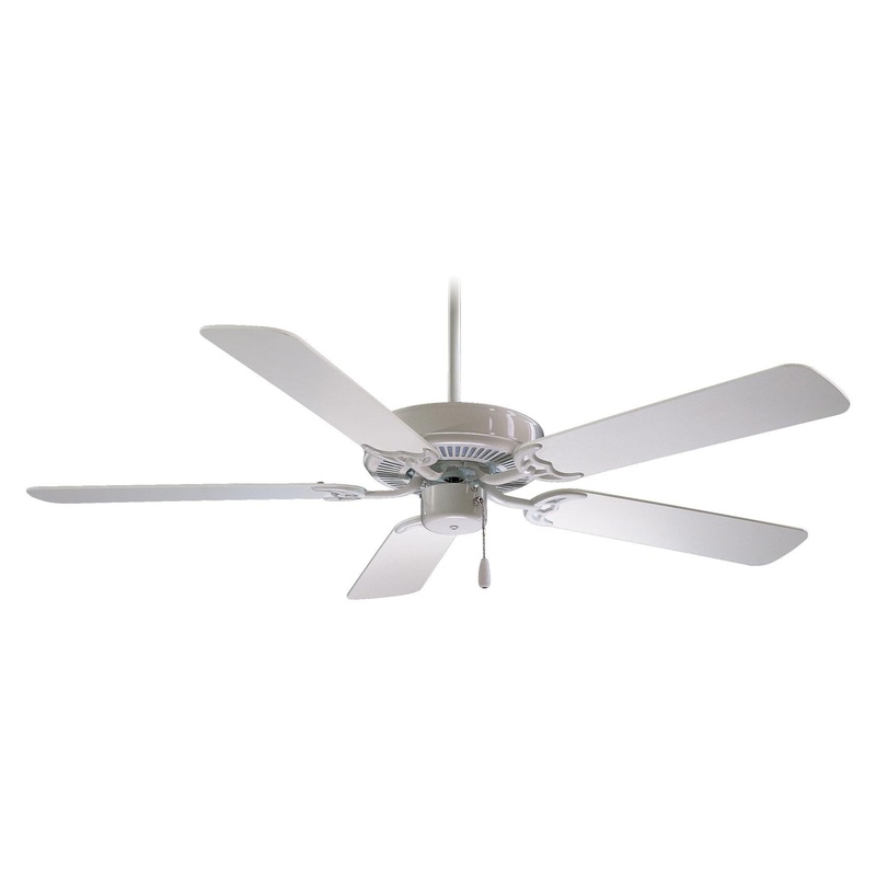 Minka-Aire F546-WH Contractor 42" Ceiling Fan, White