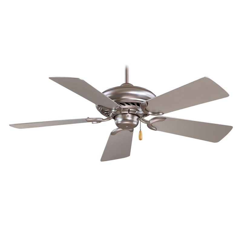 Minka-Aire F563-BS Supra 44" Ceiling Fan, Brushed Steel