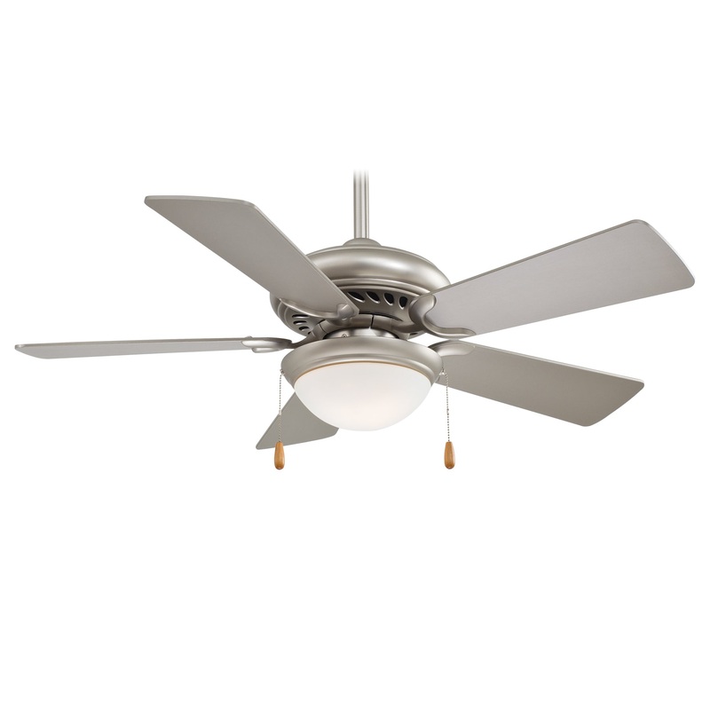 Minka-Aire F563L-SP-BS Supra LED 44" Ceiling Fan, Brushed Steel (Discontinued)