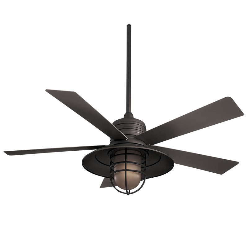 Minka-Aire F582L-ORB Rainman LED 54" Ceiling Fan, Oil Rubbed Bronze
