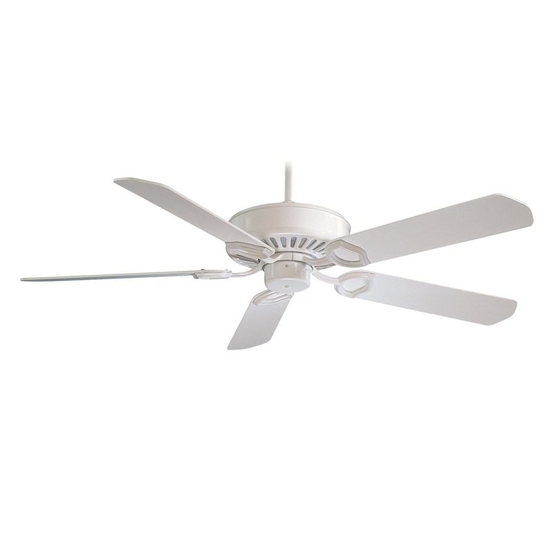 Minka-Aire F588-SP-WH Ultra-Max 54" Ceiling Fan, White