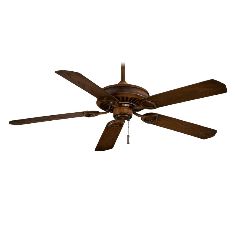 Minka-Aire F589-MW Sundowner 54" Ceiling Fan, Mossoro Walnut