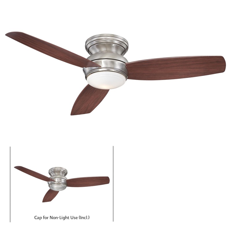 Minka-Aire F594L-PW Traditional Concept LED 52" Ceiling Fan, Pewter