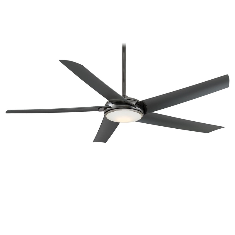 Minka-Aire F617L-GM Raptor 60" Ceiling Fan, Gun Metal