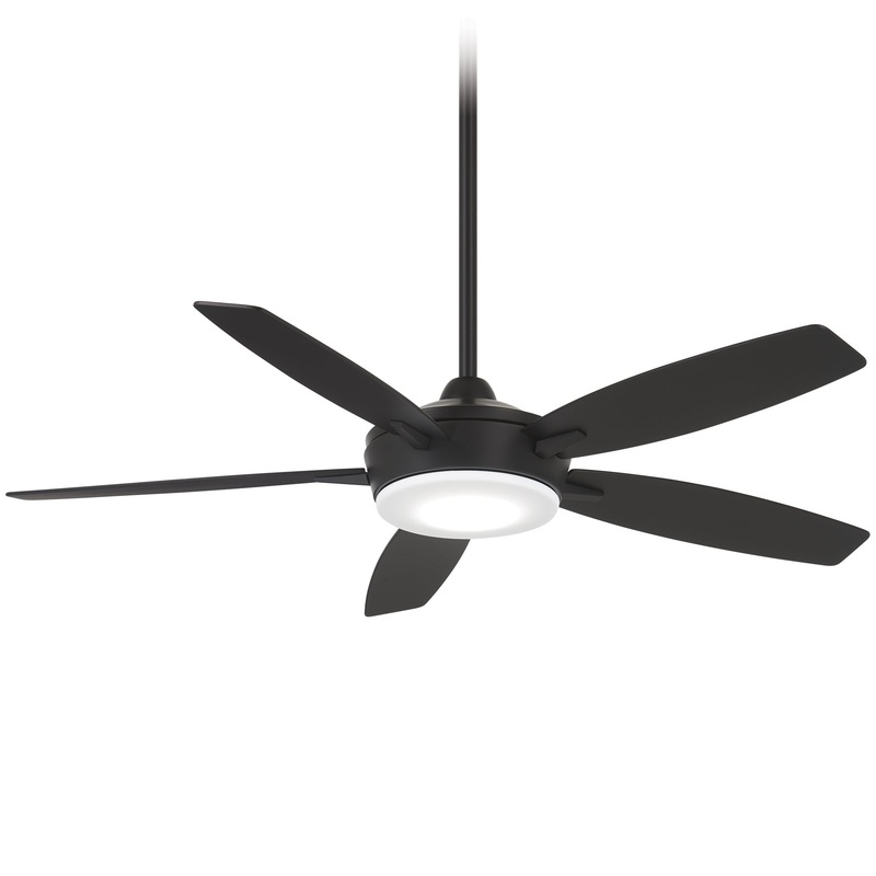 Minka-Aire F690L-CL Espace 56" Ceiling Fan, Coal