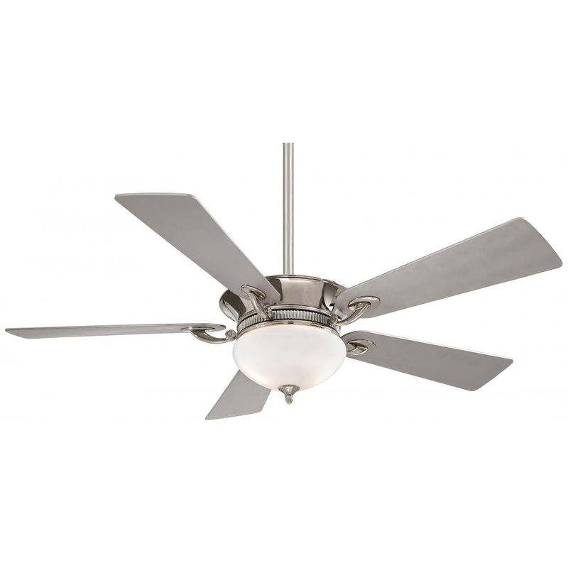 Minka-Aire F701L-PN Delano LED 52" Ceiling Fan, Polished Nickel