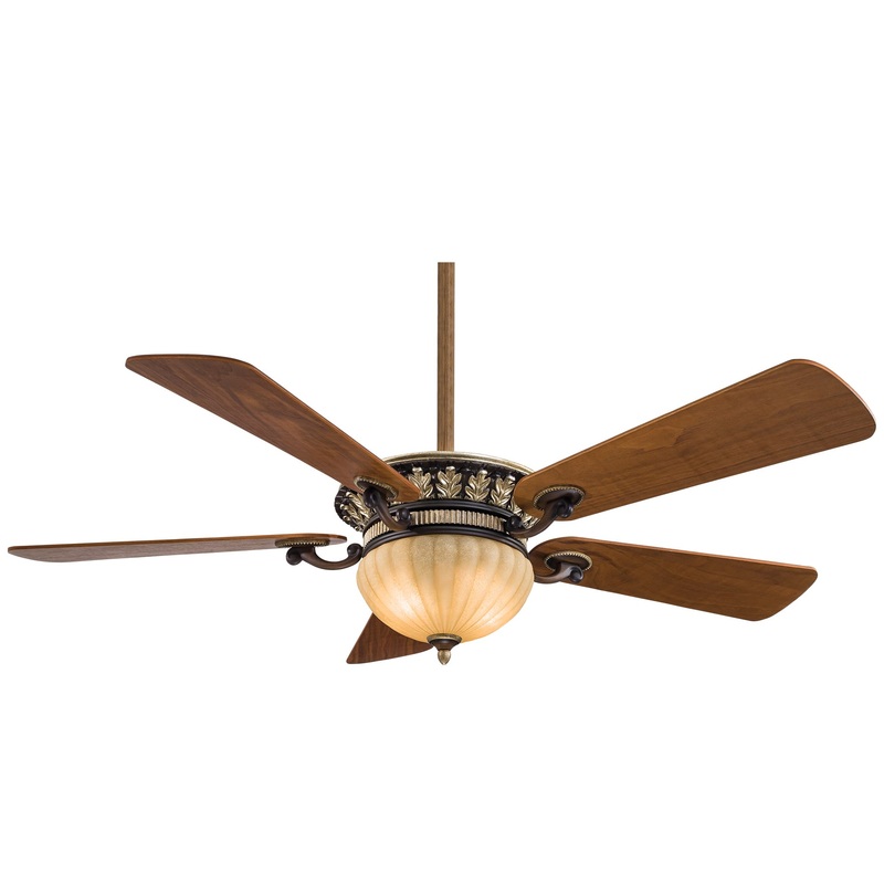 Minka-Aire F702L-BCW Volterra I LED 52" Ceiling Fan, Belcaro Walnut