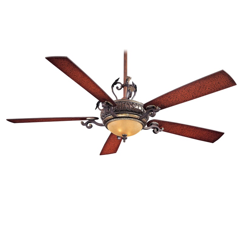 Minka-Aire F715DL-STW Napoli-II 68" Ceiling Fan, Sterling Walnut
