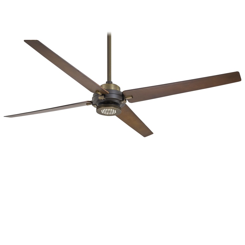 Minka-Aire F726-ORB/AB Spectre - LED 60 Inch Ceiling Fan, Oil Rubbed Bronze / Antique Brass Finish (Discontinued)