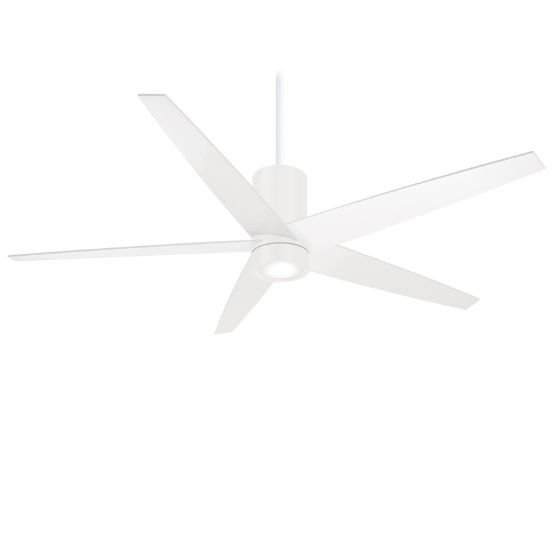 Minka-Aire F828-WHF Symbio 56" Ceiling Fan, Flat White