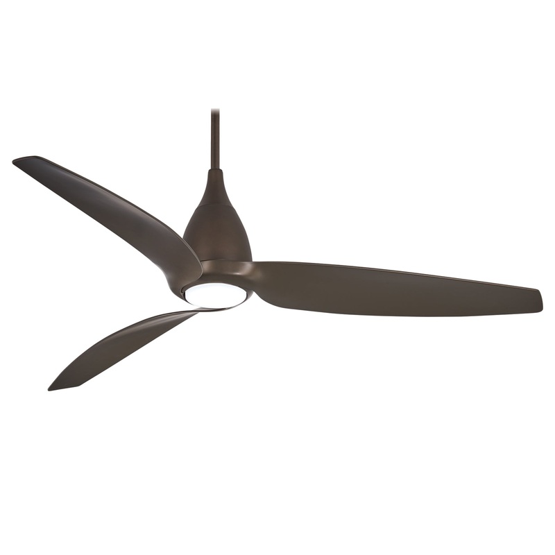 Minka-Aire F831L-ORB Tear 60" Ceiling Fan, Oil Rubbed Bronze