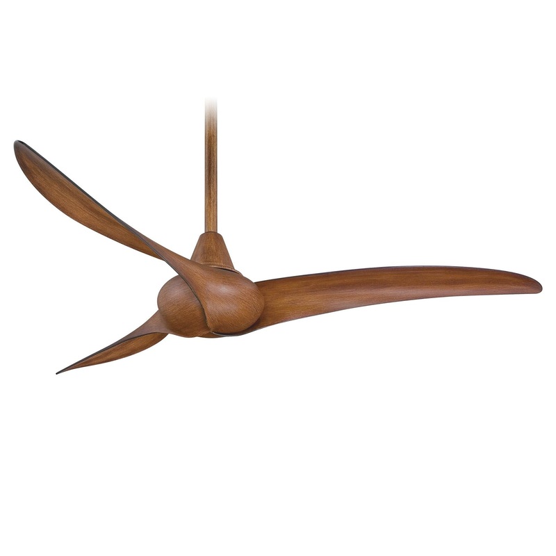 Minka-Aire F843-DK Wave 52" Ceiling Fan, Distressed Koa
