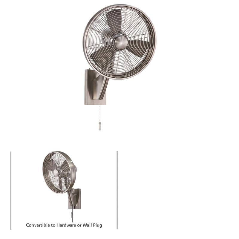 Minka-Aire F307-BN Anywhere 15" Indoor/Outdoor Fan, Brushed Nickel