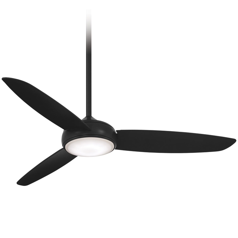Minka-Aire F465L-CL Concept IV LED 54" Ceiling Fan, Coal