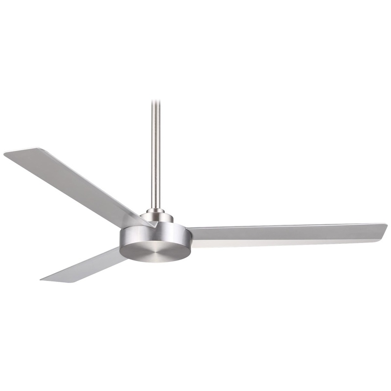 Minka-Aire F524-ABD Roto 52" Ceiling Fan, Brushed Aluminum