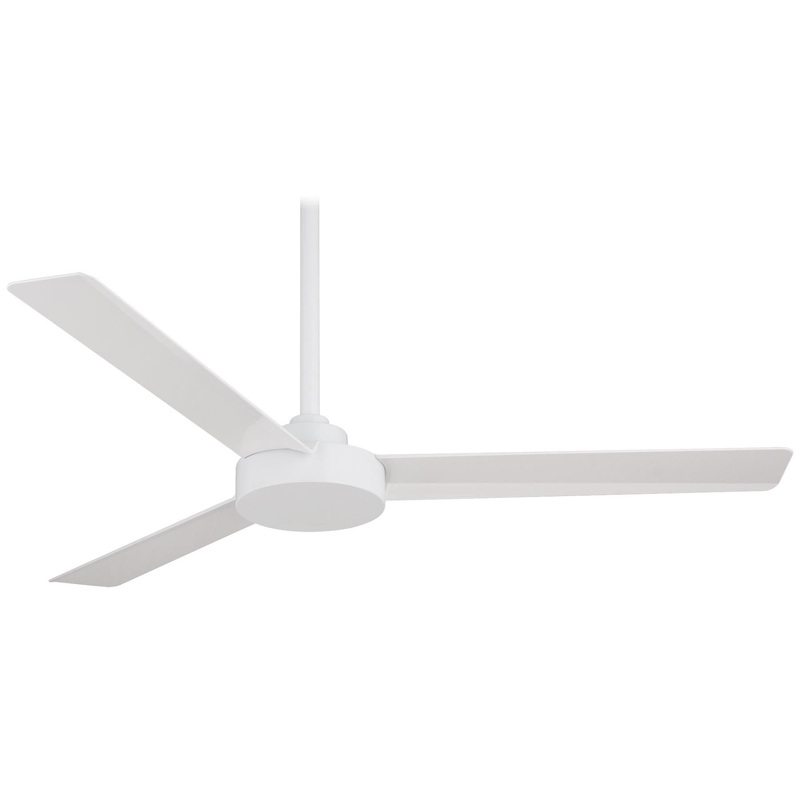 Minka-Aire F524-WHF Roto 52" Ceiling Fan, Flat White