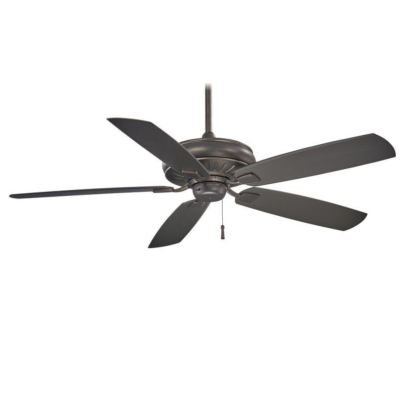 Minka-Aire F532-SI Sunseeker 60" Ceiling Fan, Smoked Iron