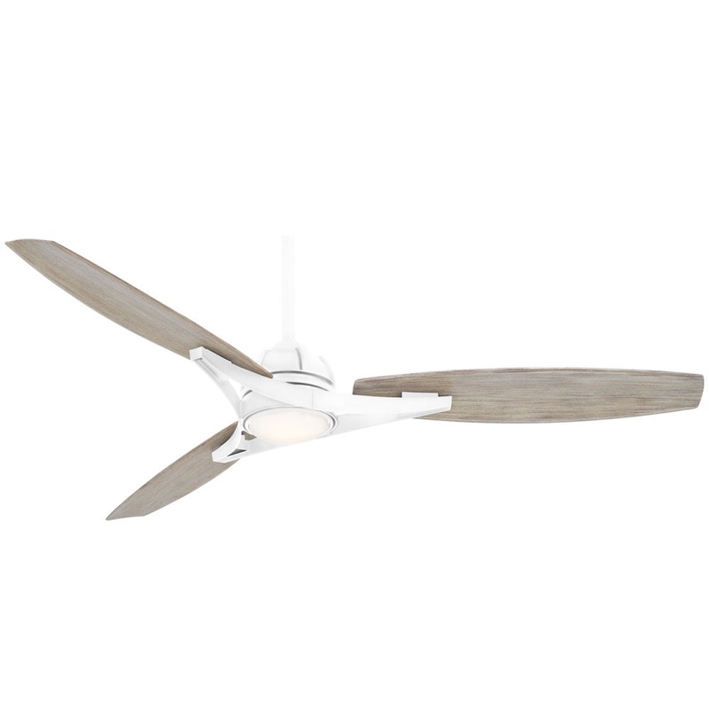 Minka-Aire F742L-WHF Molino LED 65" Ceiling Fan, Flat White
